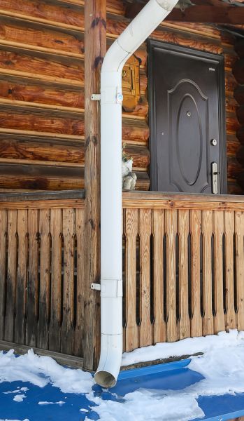 Cost of Porch Downspout Installation in Albany