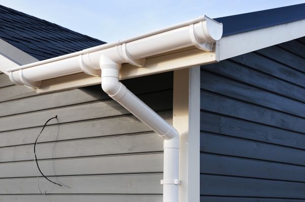 PVC Rain Gutter Installation in Albany