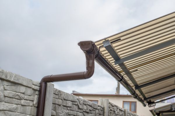 Plastic Downspout Installation in Albany